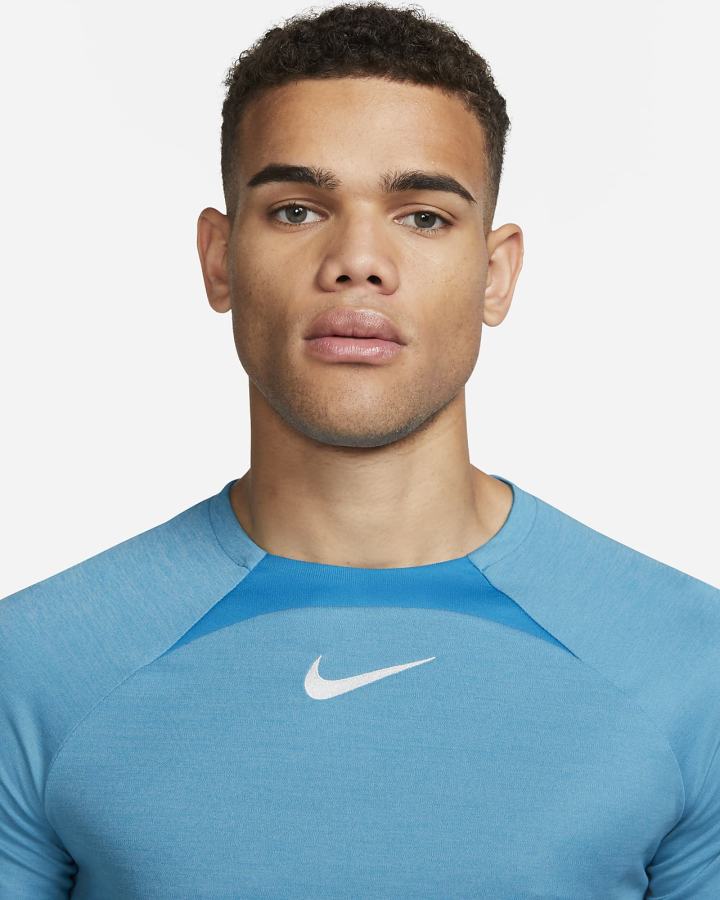 Camiseta Nike Dri-FIT Academy Short-Sleeve Soccer Top Hombre Azules Blancas | AQBHJ-3280