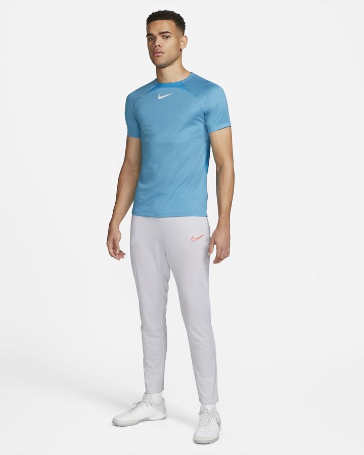 Camiseta Nike Dri-FIT Academy Short-Sleeve Soccer Top Hombre Azules Blancas | AQBHJ-3280