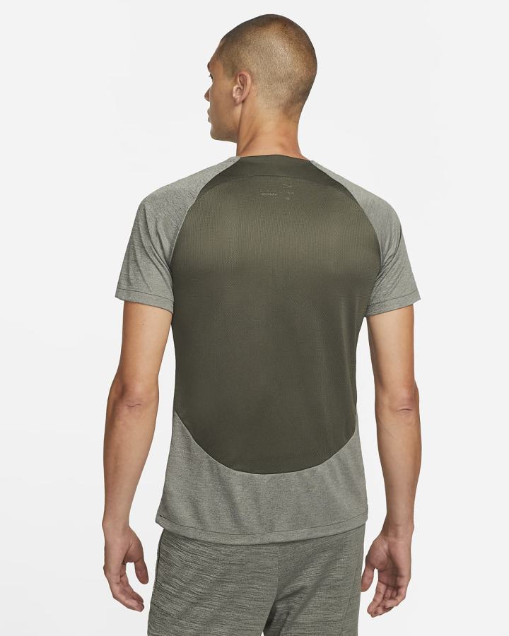 Camiseta Nike Dri-FIT Academy Short-Sleeve Soccer Top Hombre Kaki Blancas | JWKQM-6185