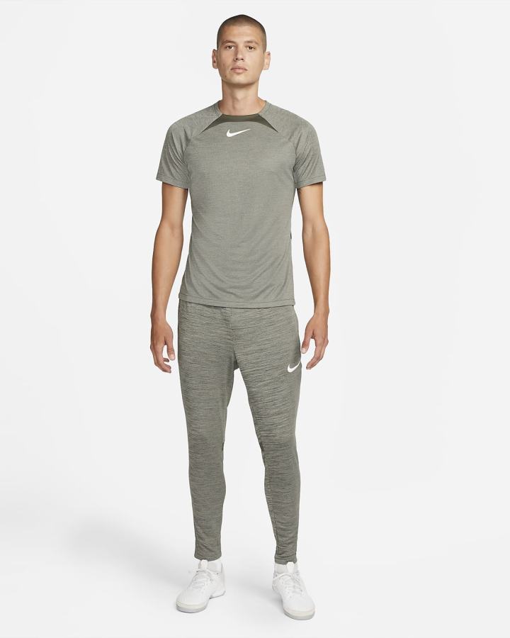 Camiseta Nike Dri-FIT Academy Short-Sleeve Soccer Top Hombre Kaki Blancas | JWKQM-6185