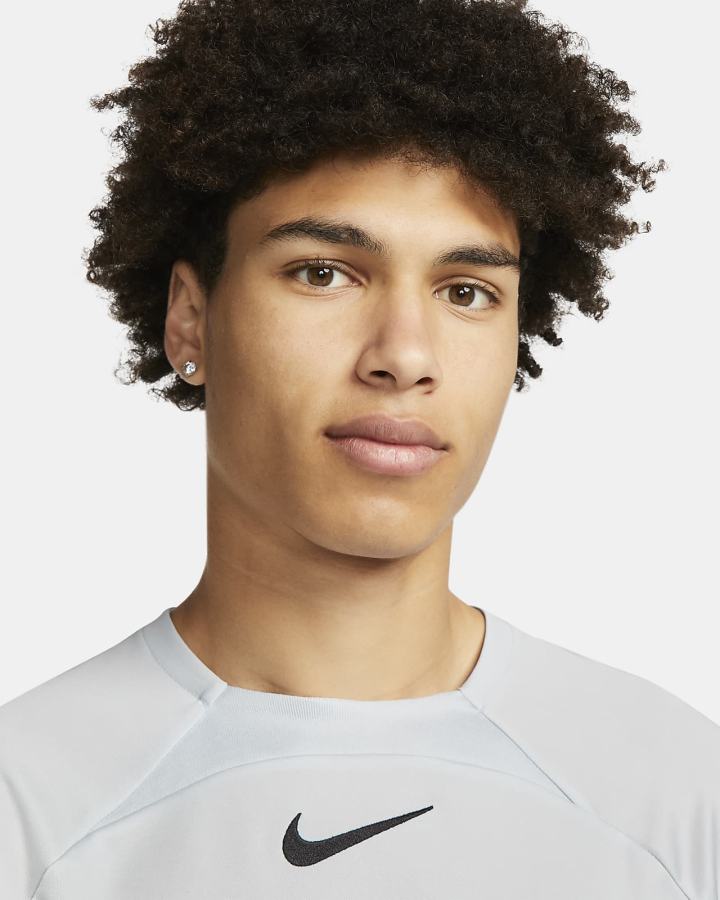 Camiseta Nike Dri-FIT Academy Short-Sleeve Soccer Top Hombre Plateadas Negras | NXMSW-4753