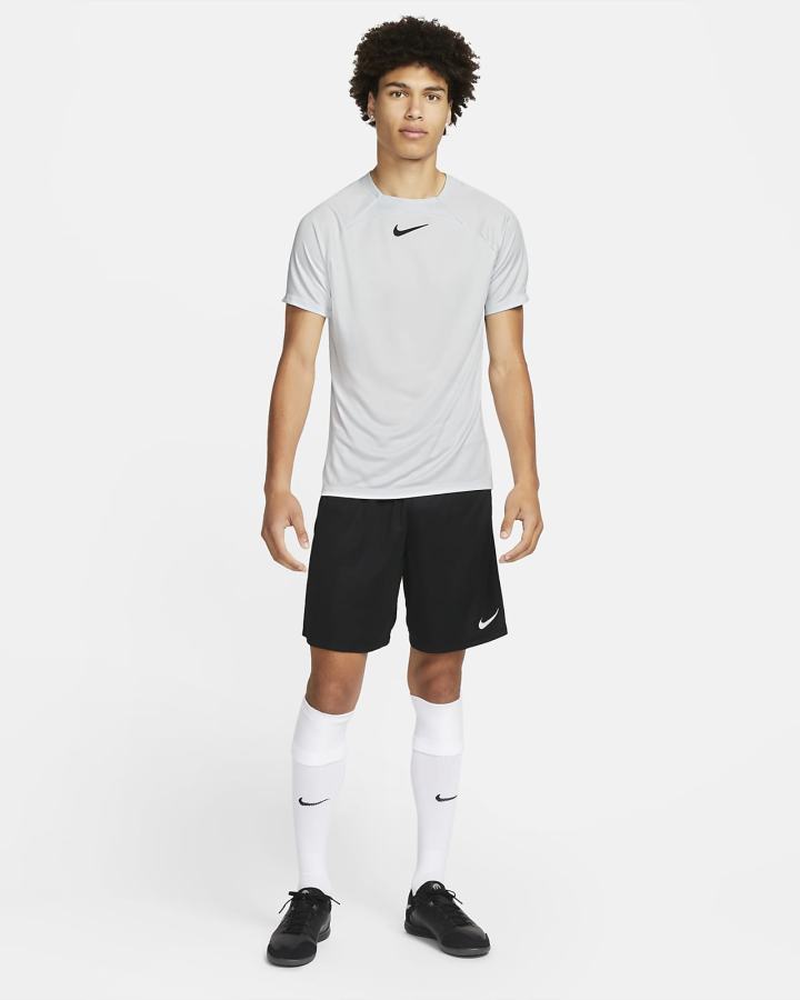 Camiseta Nike Dri-FIT Academy Short-Sleeve Soccer Top Hombre Plateadas Negras | NXMSW-4753
