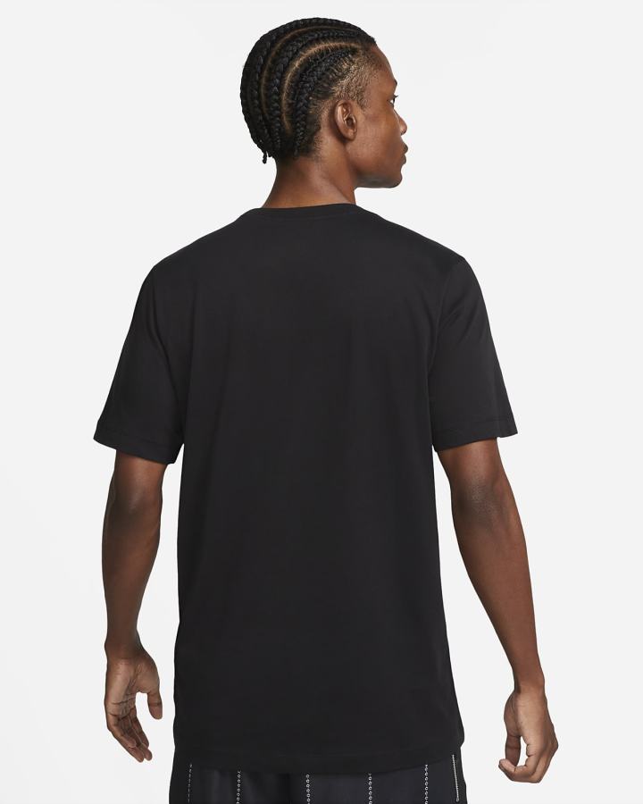Camiseta Nike Dri-FIT Basketball Hombre Negras | FLYAB-9802