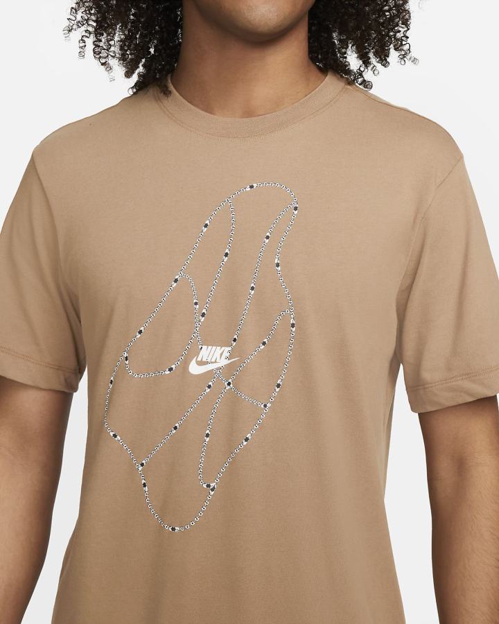 Camiseta Nike Dri-FIT Basketball Hombre Marrones | MCHOL-4358