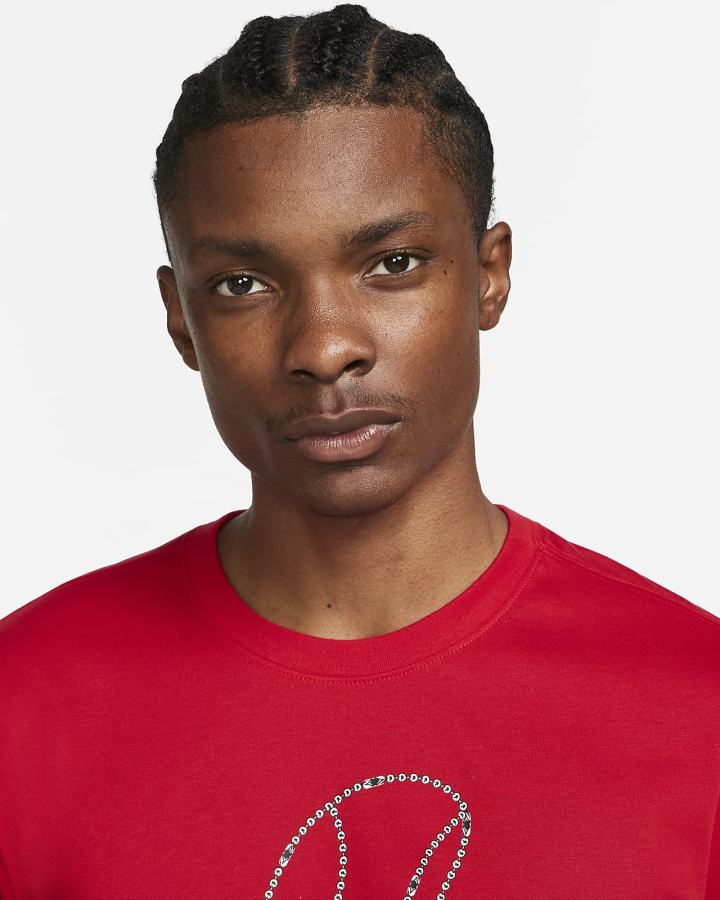 Camiseta Nike Dri-FIT Basketball Hombre Rojas | NXMYT-4806