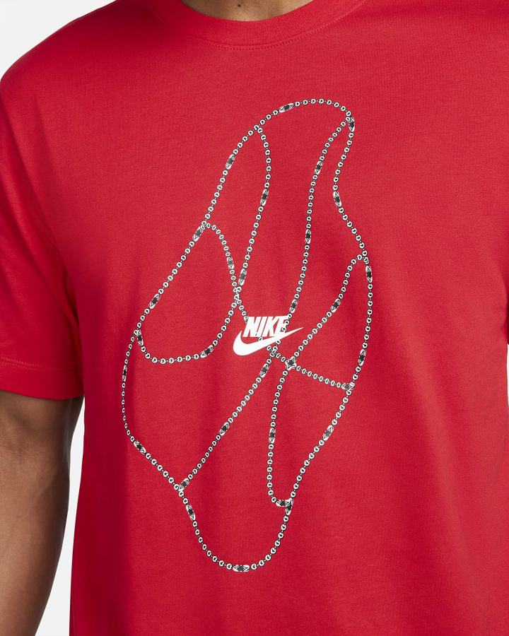 Camiseta Nike Dri-FIT Basketball Hombre Rojas | NXMYT-4806