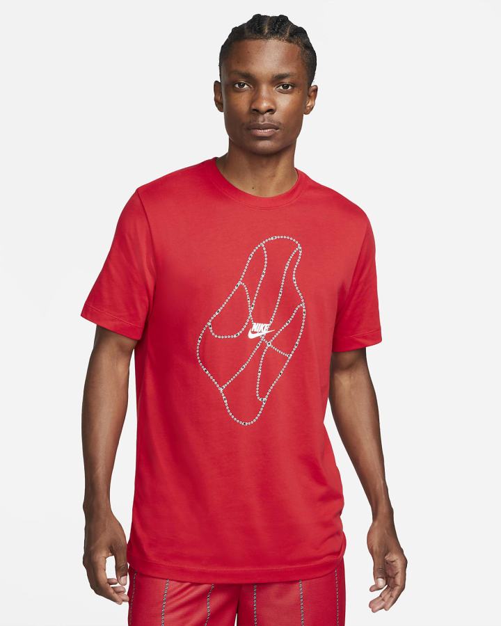Camiseta Nike Dri-FIT Basketball Hombre Rojas | NXMYT-4806