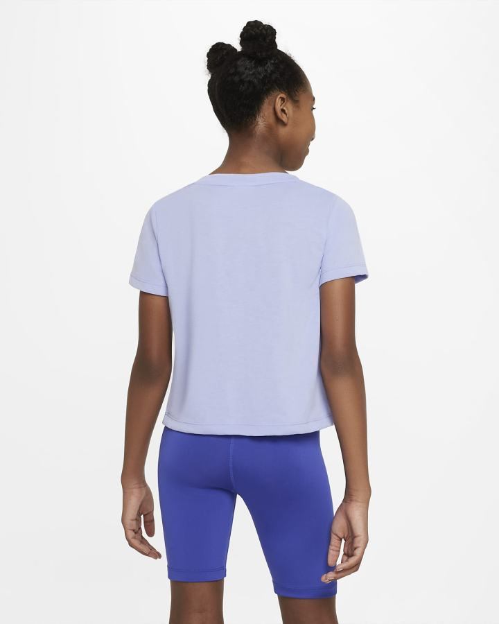 Camiseta Nike Dri-FIT Breathe Kids Training Top Niña Blancas | IQXZB-9425