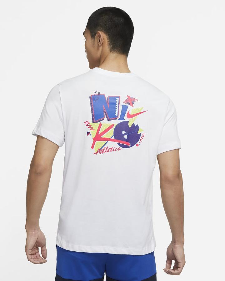 Camiseta Nike Dri-FIT Estampadas Training Hombre Blancas | IVYDC-2810