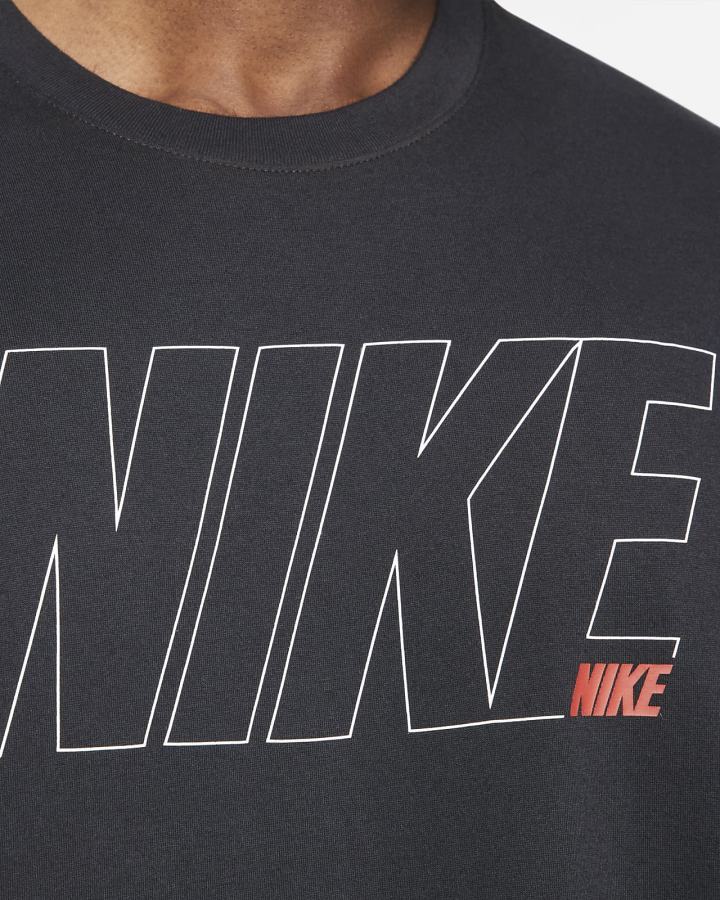 Camiseta Nike Dri-FIT Estampadas Training Hombre Negras | KXUZH-5293
