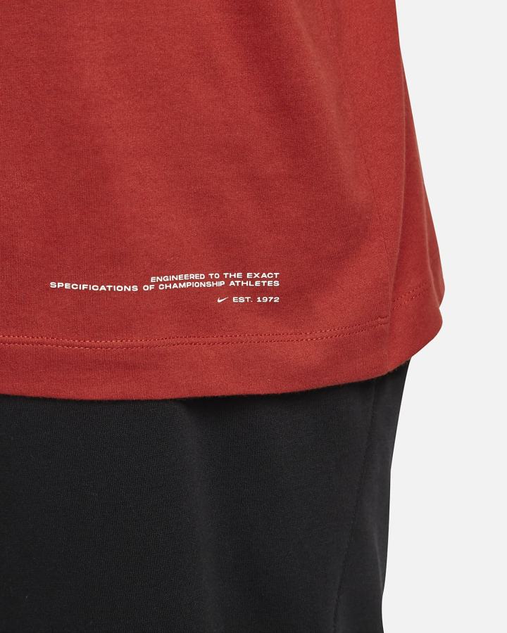 Camiseta Nike Dri-FIT Estampadas Training Hombre Rojas | QDAWR-6948