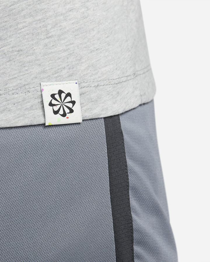 Camiseta Nike Dri-FIT Estampadas Training Hombre Gris Oscuro | RTHVP-3780