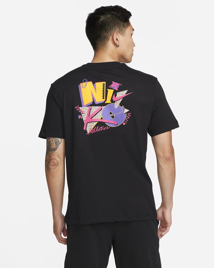 Camiseta Nike Dri-FIT Estampadas Training Hombre Negras | SNUEZ-0512