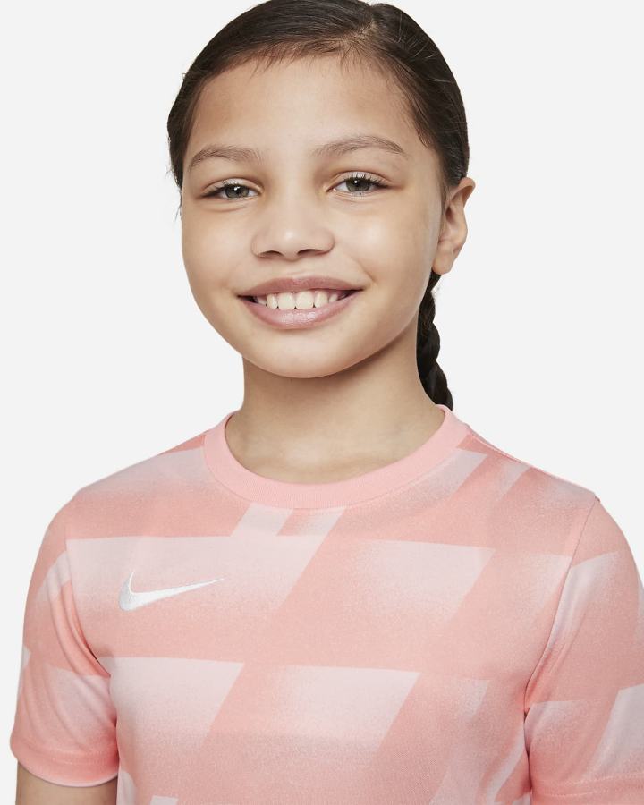 Camiseta Nike Dri-FIT F.C. Libero Kids Short-Sleeve Estampadas Soccer Top Niño Coral Negras Blancas | TCJOR-1253