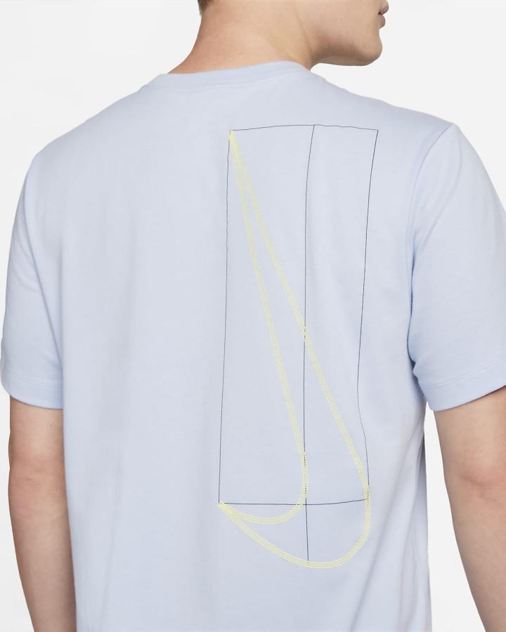 Camiseta Nike Dri-FIT Fitness Hombre Azules | WQLBU-7028