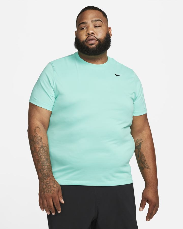 Camiseta Nike Dri-FIT Fitness Hombre Negras | WMQRU-7213
