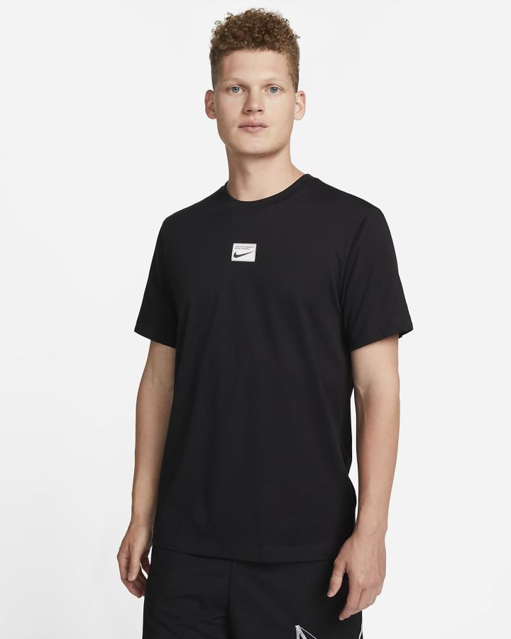 Camiseta Nike Dri-FIT Fitness Hombre Negras | XTERK-5109