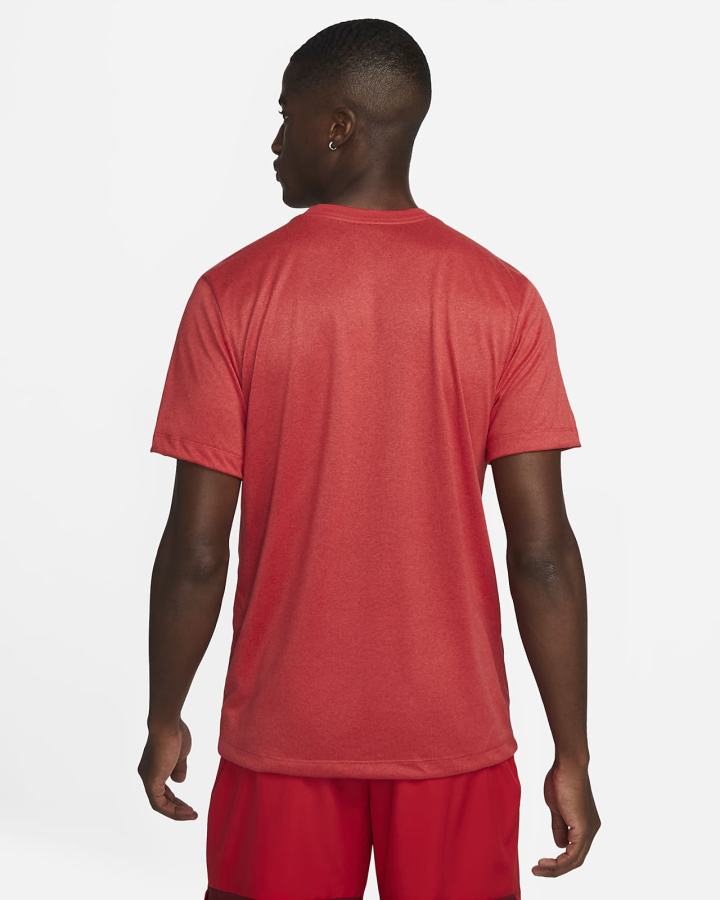Camiseta Nike Dri-FIT Fitness Hombre Rojas Negras | DYCEZ-1354