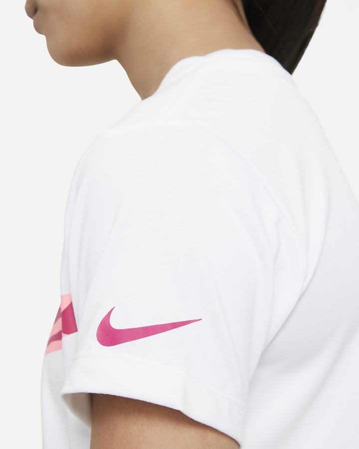 Camiseta Nike Dri-FIT Kids Training Niña Blancas | JRPZW-8360