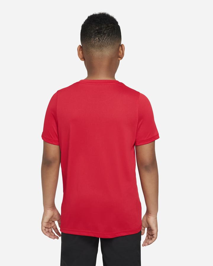 Camiseta Nike Dri-FIT Kids Training Niño Rojas | KFBGU-7862