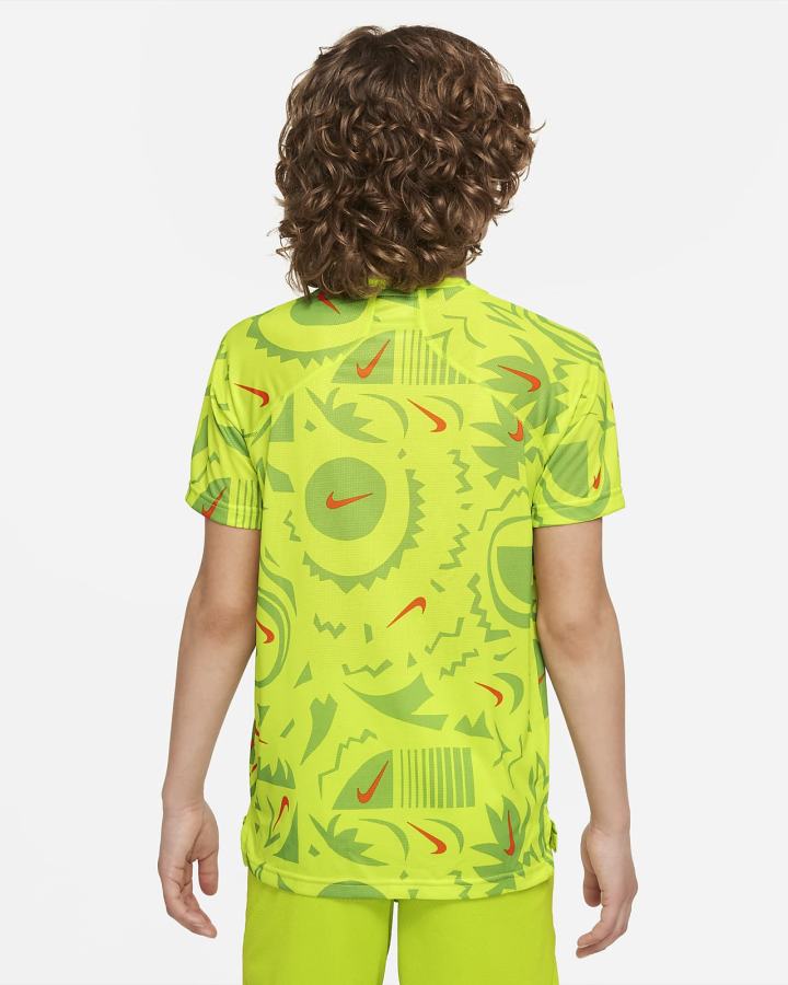 Camiseta Nike Dri-FIT Kids Training Top Niño Verde | UCOVE-6035