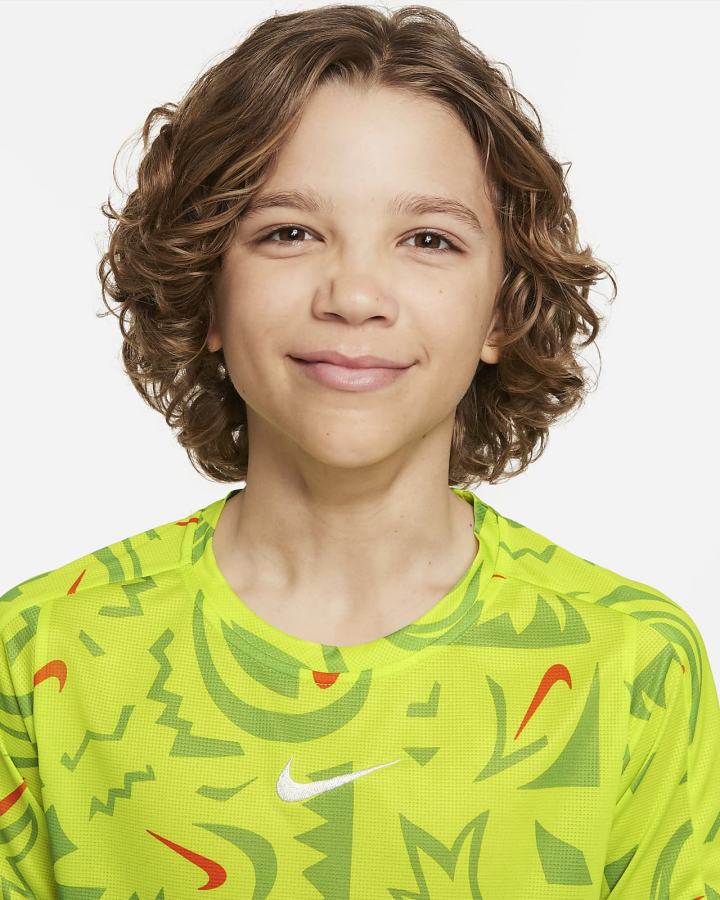 Camiseta Nike Dri-FIT Kids Training Top Niño Verde | UCOVE-6035