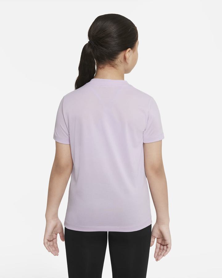 Camiseta Nike Dri-FIT Kids V-Neck Niña Moradas | OQLBF-0852