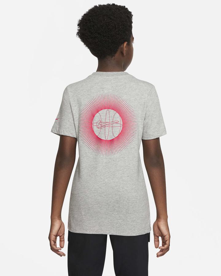 Camiseta Nike Dri-FIT Kyrie Kids Niño Gris Oscuro | SHTVB-8013
