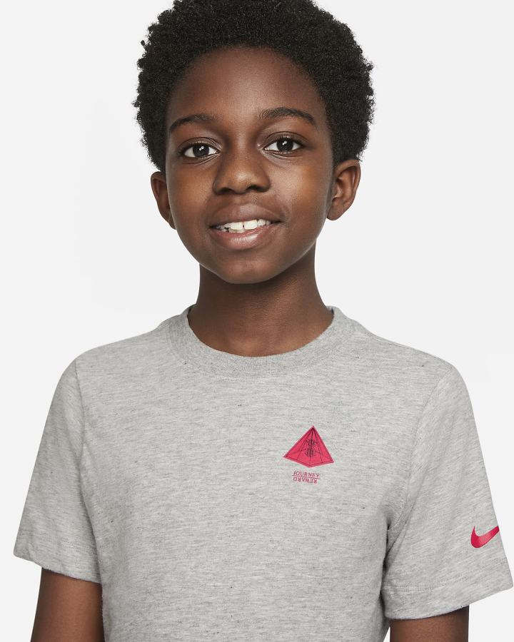 Camiseta Nike Dri-FIT Kyrie Kids Niño Gris Oscuro | SHTVB-8013