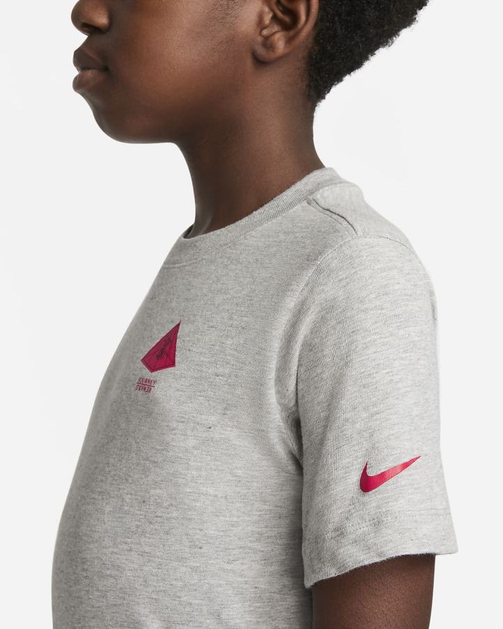 Camiseta Nike Dri-FIT Kyrie Kids Niño Gris Oscuro | SHTVB-8013