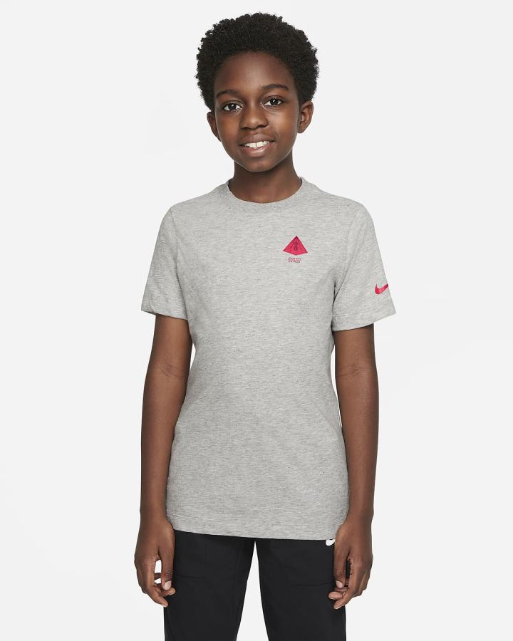 Camiseta Nike Dri-FIT Kyrie Kids Niño Gris Oscuro | SHTVB-8013