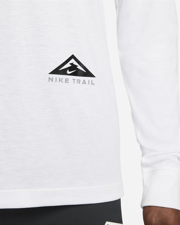 Camiseta Nike Dri-FIT Long-Sleeve Trail Running Hombre Blancas | EOLBZ-1385