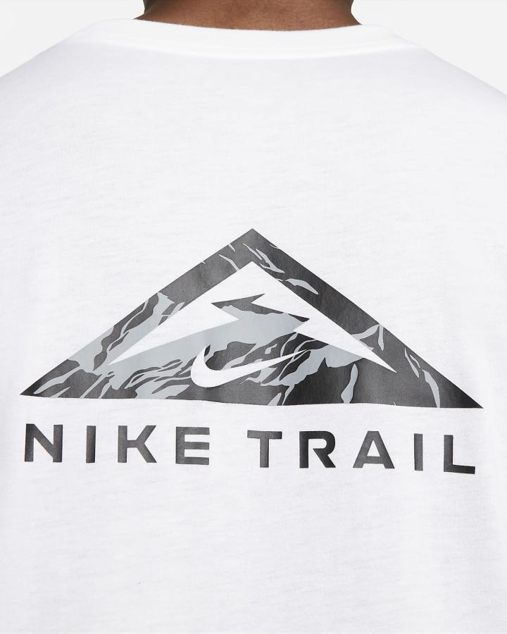 Camiseta Nike Dri-FIT Long-Sleeve Trail Running Hombre Blancas | EOLBZ-1385