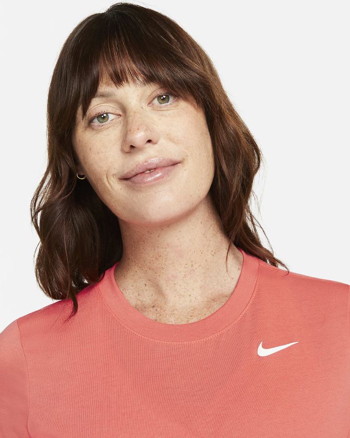 Camiseta Nike Dri-FIT (M) (Maternity) Mujer Blancas | DRSLM-8924