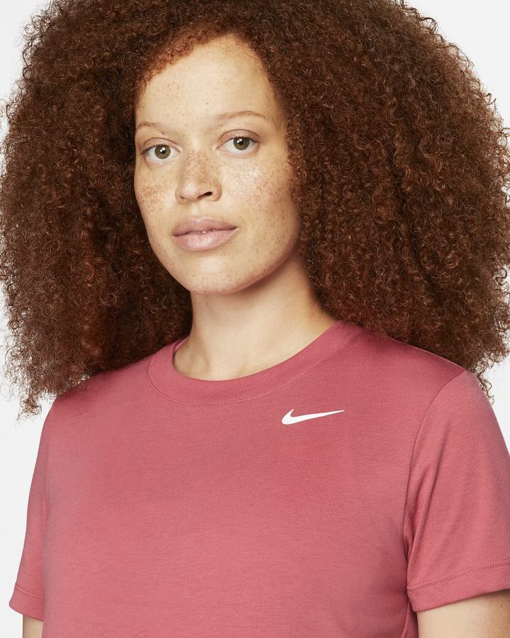 Camiseta Nike Dri-FIT (M) (Maternity) Mujer Rosas Blancas | FYXBH-4735