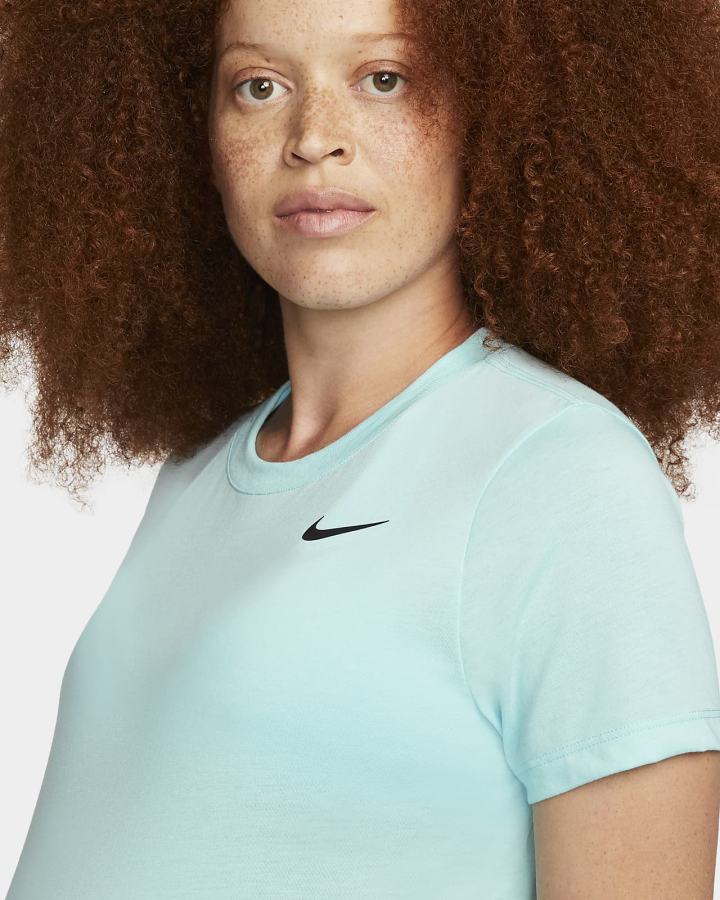 Camiseta Nike Dri-FIT (M) (Maternity) Mujer Negras | MEKPG-6725