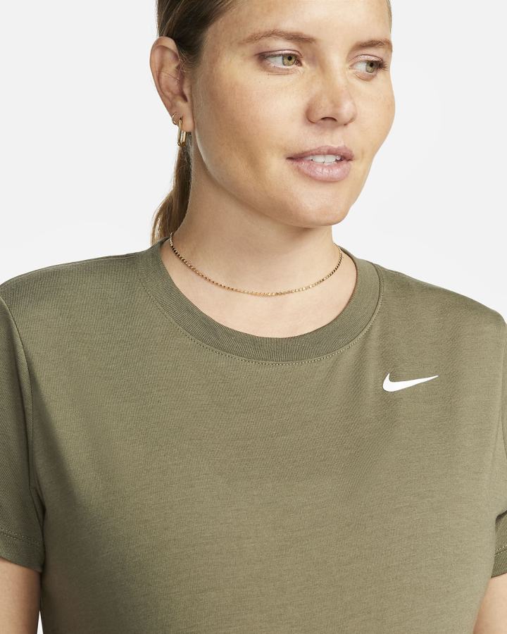 Camiseta Nike Dri-FIT (M) (Maternity) Mujer Verde Oliva | URXQN-4625
