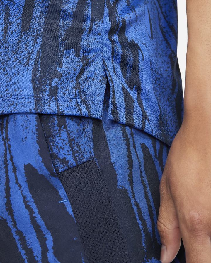 Camiseta Nike Dri-FIT Miler Wild Run Short-Sleeve Hombre Azul Real | WHTBZ-1765