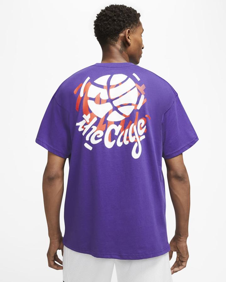 Camiseta Nike Dri-FIT NY vs. NY West 4th Basketball Hombre Moradas | GOFYD-4508