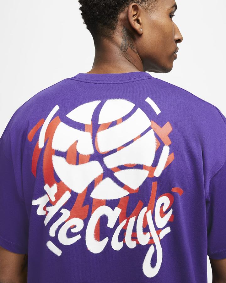Camiseta Nike Dri-FIT NY vs. NY West 4th Basketball Hombre Moradas | GOFYD-4508