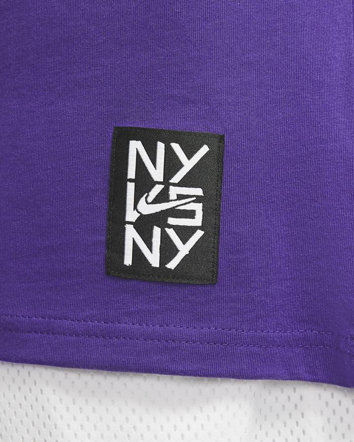 Camiseta Nike Dri-FIT NY vs. NY West 4th Basketball Hombre Moradas | GOFYD-4508
