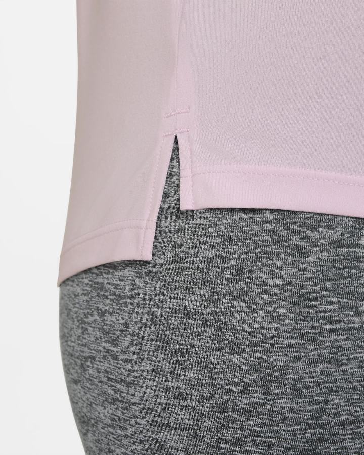 Camiseta Nike Dri-FIT One Kids Short-Sleeve Training Top (Extended Size) Niña Rosas | XMBIV-0698