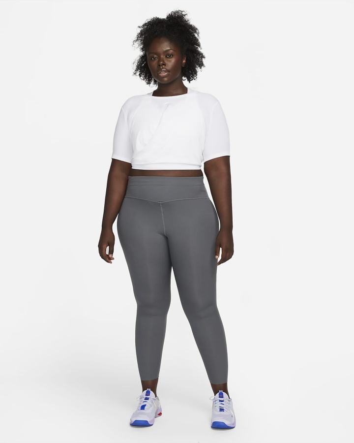 Camiseta Nike Dri-FIT One Luxe Twist Cropped Short-Sleeve Top Mujer Blancas | XPGZD-7561