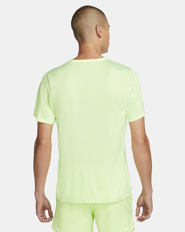 Camiseta Nike Dri-FIT Rise 365 Short-Sleeve Hombre Verde | EFNXU-3721