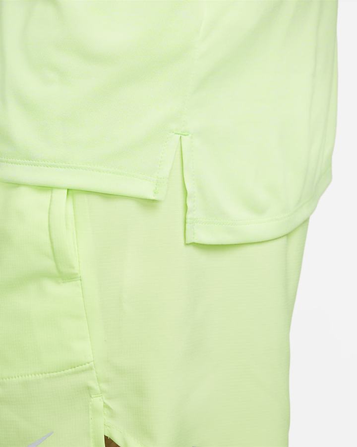 Camiseta Nike Dri-FIT Rise 365 Short-Sleeve Hombre Verde | EFNXU-3721