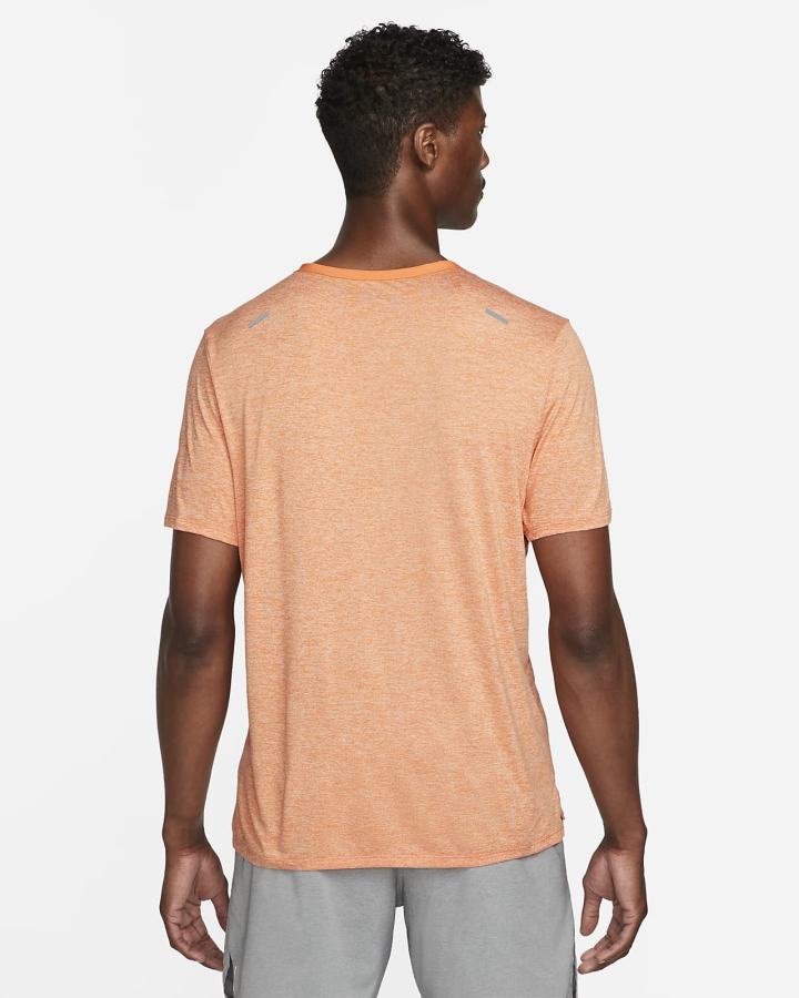 Camiseta Nike Dri-FIT Rise 365 Short-Sleeve Hombre Naranjas | QETWP-8609