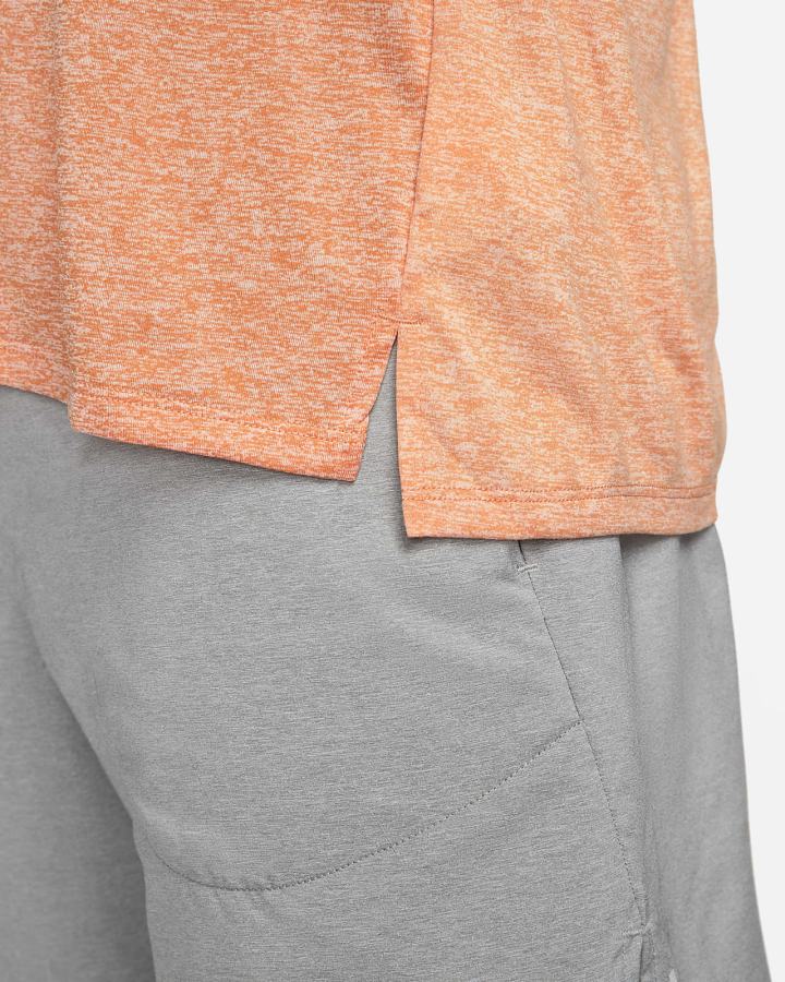 Camiseta Nike Dri-FIT Rise 365 Short-Sleeve Hombre Naranjas | QETWP-8609