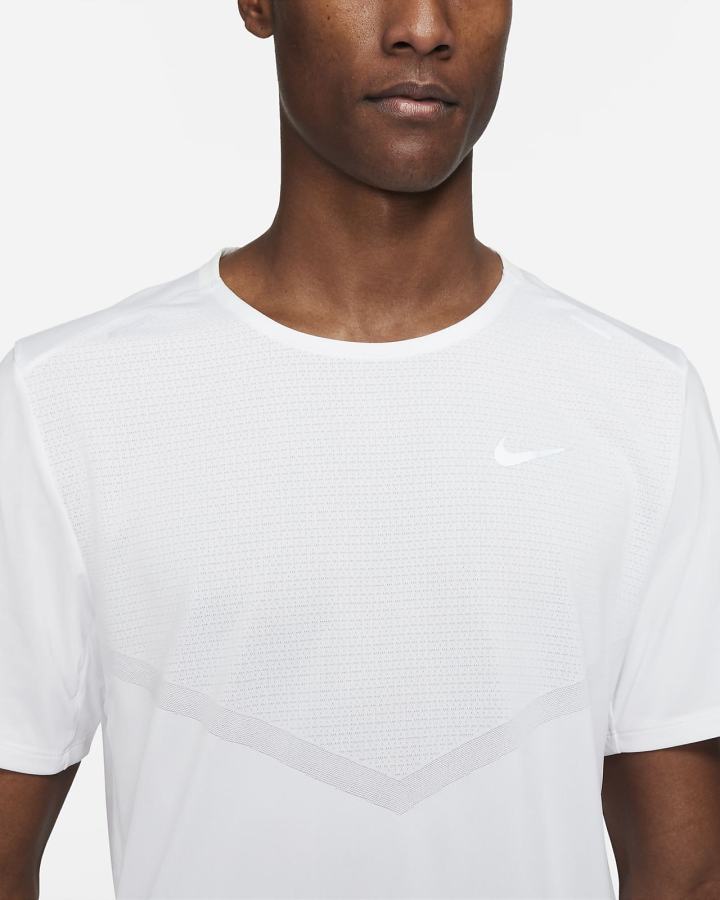 Camiseta Nike Dri-FIT Rise 365 Short-Sleeve Hombre Blancas | TSQKM-6374