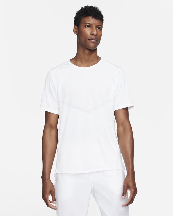 Camiseta Nike Dri-FIT Rise 365 Short-Sleeve Hombre Blancas | TSQKM-6374