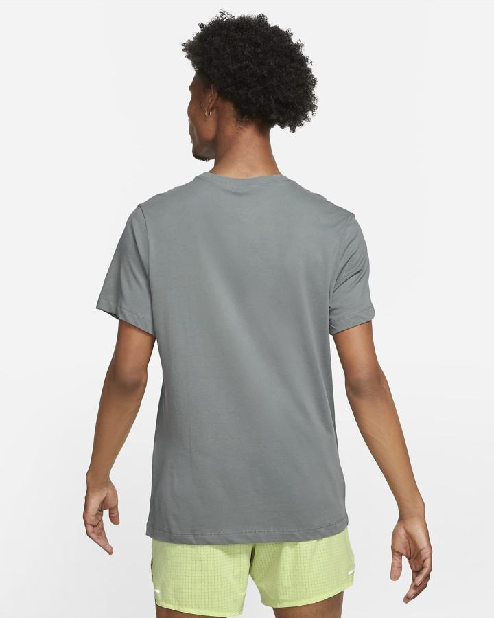 Camiseta Nike Dri-FIT Short-Sleeve Trail Running Hombre Gris | BQEZW-4781